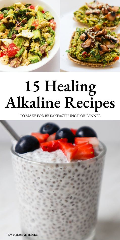 Easy Alkaline Recipes, Alkaline Fruits And Vegetables, Top Alkaline Foods, Alkaline Snacks, Alkaline Foods List, Alkaline Breakfast, Dr Sebi Recipes Alkaline Diet, Seafood Tacos, Alkaline Diet Plan