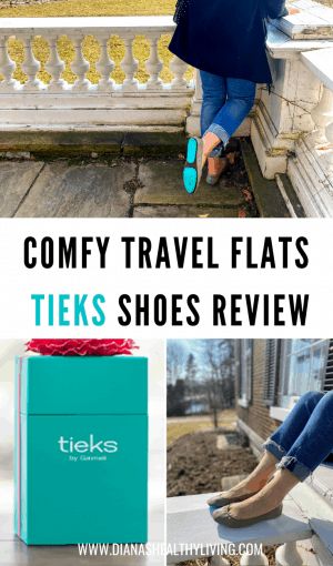 Looking for a comfortable travel shoe? Read this Tieks shoe review. They are comfy, cute and foldable! These cute ballet flats for easy packing or throw them in your bag. #tieks #balletflats #travelshoes Tieks Ballet Flats Outfit, Tieks Shoes Outfits, Tieks Outfit, Comfortable Travel Shoes, Vegan Ballet Flats, Neutral Color Shoes, Tieks Ballet Flats, Comfortable Ballet Flats, Ballet Flats Outfit