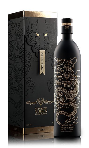 Royal Dragon Vodka - Product Photography & Video Teaser on Behance Arabic Packaging, Alcohol Branding, Vodka Packaging, Vitrine Design, Wine Flavors, Vodka Brands, Alcohol Packaging, Botol Air, Cool Packaging