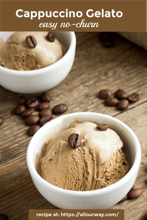 Coffee Flavored Ice Cream, Fancy Ice Cream, Fancy Ice, Flavored Ice, Gelato Recipe, Gelato Ice Cream, Creamy Coffee, Sorbet Recipes, Flavor Ice