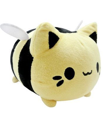 Meowchi Plush Bumble Bee - By Tasty Peach Studios.  Lots of other cute stuff here. Tasty Peach Studios, Tasty Peach, Coping Skill, Kawaii Plush, Kawaii Plushies, Cute Pillows, Cat Plush, Cute Stuffed Animals, Diy Couture