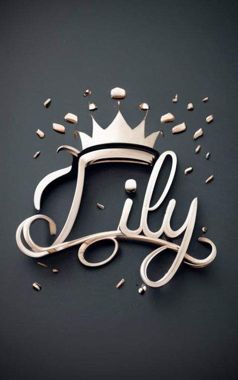 Lily Name, Initial Art, Lily Wallpaper, Graffiti Doodles, Cellphone Wallpaper Backgrounds, Name Wallpaper, Kids Logo, Name Art, Cellphone Wallpaper