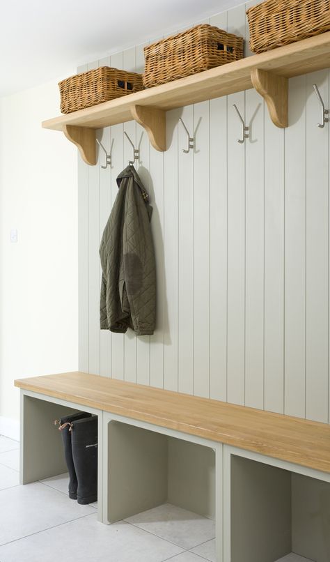 Hallway Bench And Coat Rack, Coat Room Organization, Hall Coat Hangers, Coat Hooks And Shoe Storage, Hallway Storage Shelf, Coat Rack Hallway, Front Hall Coat Hooks, Coat And Show Storage, Boot Room Hallway