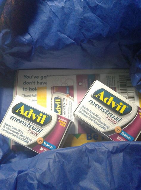 Smiley360 Advil menstrual pain kit it a powerfulrelief for cramps and headache AND back pain that is also non-drowsy awesome pain relief for that painful period got FREE #FreeSample Menstrual Pain Billing Format, Menstruation Pad With Blood Stain, Period Medicine, Cramps Relief Menstrual, Period Cramps Relief, Menstrual Pain Relief, Medicine Snaps, Fridge Photos, Period Kit