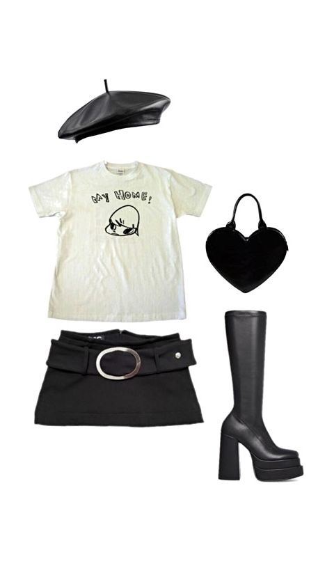 Grunge Dresses Png, 70s Png Polyvore, Rockstar Gf Outfit Polyvore, Vampire Png Polyvore, Lana Del Rey Polyvore, Nyc Outfits, Ulzzang Fashion, Street Outfit, Glam Fashion