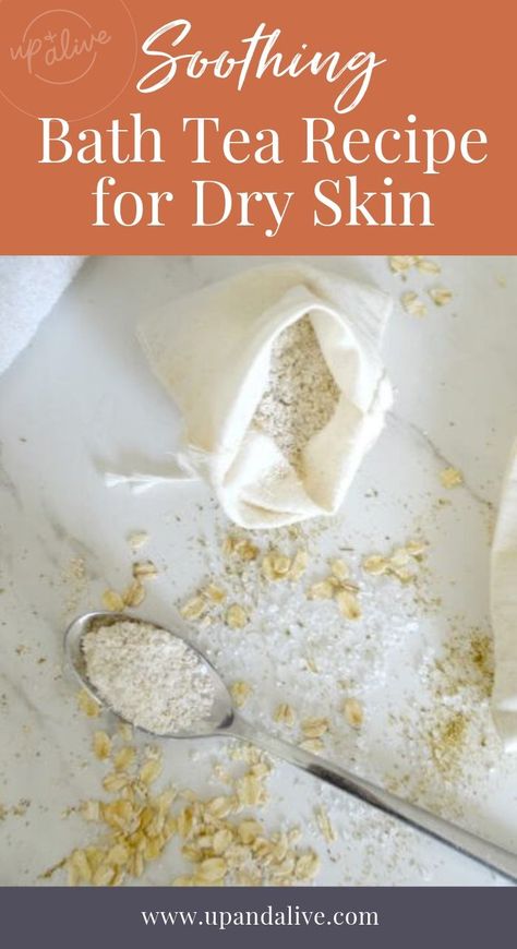 Herbal Tea Bath Recipe, Tub Tea Recipes, Diy Bath Tea, Tea Baths, Bath Tea Recipe, Bath Bags, Bath Teas, Milk Baths, Bath Soak Recipe