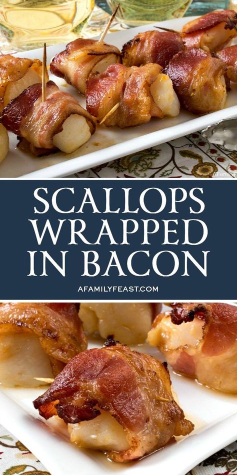 Perfect Scallops, Manly Recipes, Scallops Wrapped In Bacon, Recipes For Party, Bariatric Lifestyle, Bacon Wraps, Cowboy Cooking, Scallop Recipe, Wine Steak