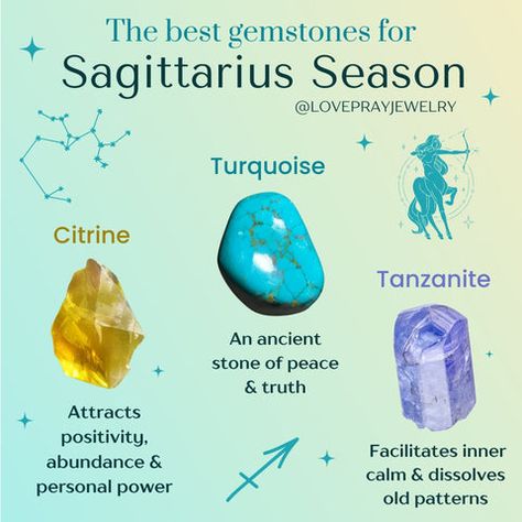 Sagittarius Birthstone & 10 Best Crystals for Sagittarius Sagittarius Stones And Crystals, Sagittarius Gemstones, Crystals For Sagittarius, Celtic Zodiac Signs, Sagittarius Birthstone, Celtic Zodiac, Gemstones Chart, Sagittarius Season, Best Crystals