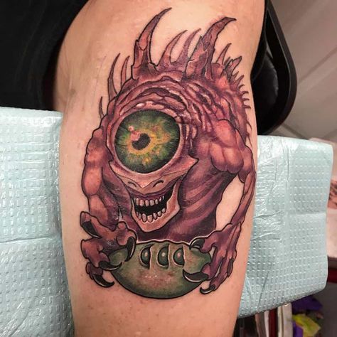 Mind Flayer Tattoo, Dragons Tattoos, Cube Tattoo, Wizard Tattoo, Dice Tattoo, Gelatinous Cube, A Monster Calls, Themed Tattoos, Mind Flayer