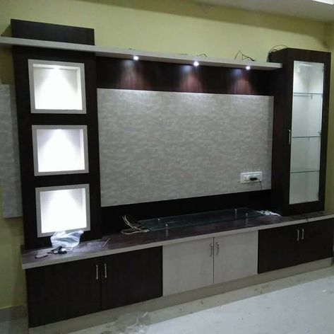 Media wall Tv Furniture Design Modern Tv Walls, Living Room Tv Wall Modern Tv Units Interior Design, Lcd Unit Design, Tv Cupboard Design, Wall Mounted Tv Unit, Tv A Muro, Lcd Panel Design, Modern Tv Unit Designs, Tv Fal