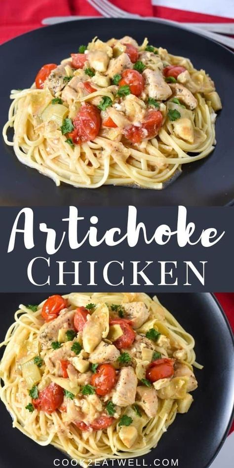 Chicken Artichoke Pasta, Chicken With Pasta, Lemon Wine, Artichoke Pasta, Old Fashioned Recipe, Artichoke Chicken, Artichoke Recipes, Chicken Main Dishes, Lemon Sauce