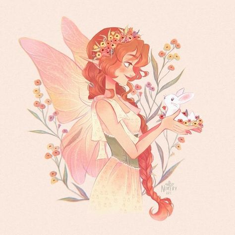 Draw Dahlia, Fairy Oc Art, Fairy Girl Drawing, Forest Fairy Art, Fairy Fanart, Lotr Oc, Spring Fairies, Fairy Pfp, Fairy Drawing