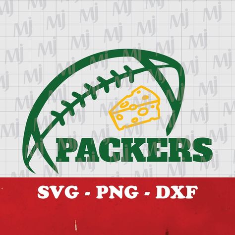 Cricut Basics, Green Bay Packers Crafts, Green Bay Packers Svg, Green Packers, Packers Svg, Football Decal, Green Bay Packers Shirts, Green Bay Packers Football, Funny Football