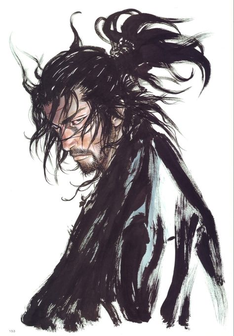 Vagabond Manga, A Man, Hair, Anime