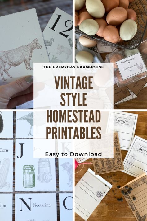 Free Homestead Printables, Homestead Products To Sell, Homesteading Printables, Homestead Products, Farm Theme Crafts, Homestead Crafts, Homestead Style, Farmhouse Nursery Decor, Happy Homemaking