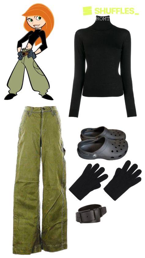 Kim possible Halloween costume Kim Possible Halloween, Kim Possible Outfit, Kim Possible Halloween Costume, Kim Possible Costume, Horror Halloween Costumes, Friend Costumes, Pretty Halloween Costumes, Kim Possible, Fantasias Halloween