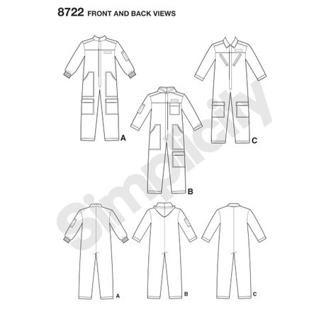 Simplicity 8722 Misses', Men's, and Teens' Costumes Jumpsuit Pattern Sewing, Sewing Machine Brands, Costume Sewing, Curtain Lining Fabric, Interfacing Sewing, Sewing Pattern Shop, Burda Patterns, Costume Sewing Patterns, Costumes For Teens