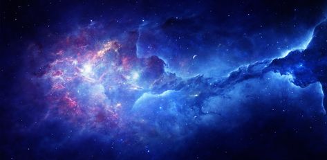 #space #nebula #stars #universe #colorful #dark #blue #1080P #wallpaper #hdwallpaper #desktop Nebula Desktop Wallpaper, Astronomy Wallpaper Desktop, Space Wallpaper Desktop, Blue Space Background, Galaxy Ideas, Paladins Champions, Nebula Wallpaper, Stars Universe, Aurora Sky