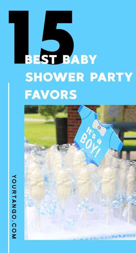 When your friend or family member is expecting, you want to throw them a celebration in honor of their new bundle of joy. But what do you do about the baby shower party favors? Rather than scouring Pinterest for hours, here are some top-notch baby shower party favors ideas to get the ball rolling. #party #partyideas #babyshowerideas Boy Baby Shower Favors For Guests, Baby Shower Gift Ideas For Guests, Coed Baby Shower Favors, Baby Shower Party Favor Ideas, Unique Baby Shower Party Favors, Honey Baby Shower Favor, Diy Baby Shower Favors, Denim Baby Shower, Baby Shower Party Favors Boy