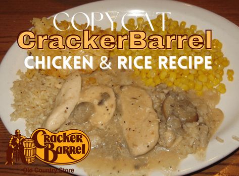 Copycat Cracker Barrel Chicken and Rice Recipe - Oh La De Cracker Barrel Chicken And Rice Recipe, Cracker Barrel Chicken And Rice, Cracker Barrel Copycat Recipes, Stitch Coloring, Cracker Barrel Chicken, Cracker Barrel Recipes, Copycat Cracker Barrel, Rice And Gravy, Kawaii Coloring Pages