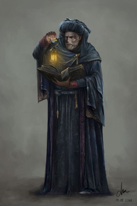 ArtStation - The Scholar, Dai Nguyen Scribe Character Design, Dnd Scholar, Scholar Character Design, Fantasy Scholar, Dark Fantasy World, Warhammer Fantasy Roleplay, Wallpaper Gold, Fantasy Wizard, World Of Darkness