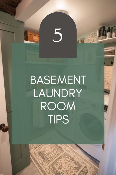 Revamp your unfinished basement with these 5 practical tips for creating a stylish and functional laundry room. Turn that neglected space into a bright and organized area for washing and drying your clothes. Choose space-saving appliances, efficient storage solutions, and clever organization techniques that will keep clothing clutter at bay. Whether you're dealing with limited square footage or looking to personalize your design, these ideas will help you maximize functionality. Ready to make laundry fun and enjoyable in your basement? Start transforming it today! How To Make A Basement Laundry Room Look Nice, Hide Water Softener Laundry Rooms, Hide Oil Tank In Basement, Laundry Room With Furnace Ideas, Laundry Room In Basement Ideas, Laundry Furnace Room Ideas, Laundry Basement Ideas, Basement Organization Ideas Unfinished, Hiding Furnace In Basement