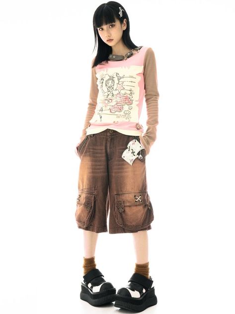 Pose Mannequin, Acubi Fashion, 2000s Japanese Fashion, Poses Female, Estilo Harajuku, Pose References, Layer Style, Cool Fits, Harajuku Fashion