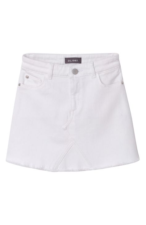 Jenny White, Top Azul, Toddler Skirt, Chic Jeans, White Denim Skirt, White Denim Shorts, Girls Denim, Denim Mini, Jean Skirt