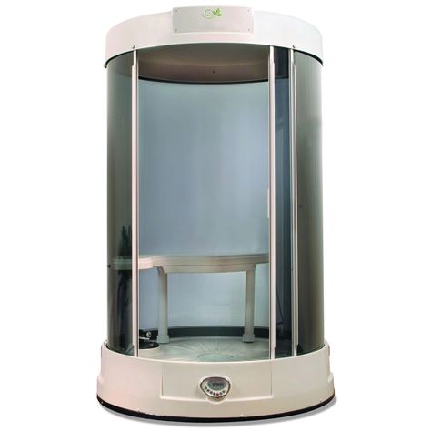 Portable Home Steam Sauna | Aromasteam - Full Body Portable Steam Sauna Portable Steam Sauna, Tanning Beds, Neat Gadgets, Portable Sauna, Steam Sauna, Hammacher Schlemmer, Steam Generator, Portable House, Infrared Sauna