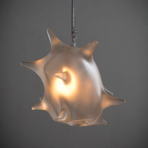 "Amoeba" illuminated sculptural pendant by Jeff Zimmerman (HL 1758) | R & Company Table Lights, Lights Wall, The Invisible, Bespoke Design, Floor Lights, Space Art, Hand Blown Glass, Light Table, Hand Blown