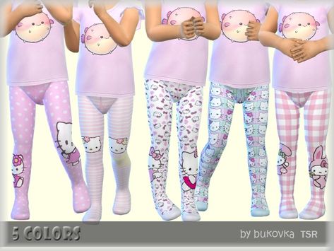 The Sims Resource - Tights Hello Kitty Sims 4 Hello Kitty Cc, Sims Finds, Sanrio Clothes, Sims Baby, The Sims 4 Skin, Sims Clothes, Sims 4 Cc Kids Clothing, Sims Packs, The Sims 4 Pc