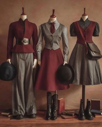 40s Mode, Dark Academia Outfit, Academia Outfits, Old Fashion Dresses, Vintage Inspired Outfits, Vestidos Vintage, Mode Vintage, Character Outfits, Looks Vintage