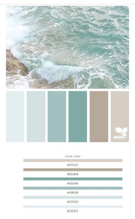 Beach Decor Color Palette, Beachy Decor House, House Interior Colours 2023, Beachy Farmhouse Color Palette, White And Seafoam Kitchen, Beach House Colours Scheme, Best Paint Colors For Beach House, Coastal House Interior Color Schemes, Beachy Colors For Walls