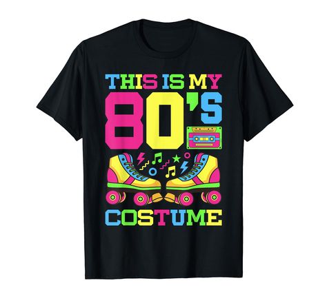 PRICES MAY VARY. Solid colors: 100% Cotton; Heather Grey: 90% Cotton, 10% Polyester; All Other Heathers: 50% Cotton, 50% Polyester Imported Pull On closure Machine Wash This is a retro 80s outfit for women, girls and kids looking for an 80s theme party costume or for everyone who love 1980s fashion. A vintage "This Is My 80s Costume" print for all women, girls and kids who love eighties fashion, 80s clothing and 80s theme clothing outfits. Lightweight, Classic fit, Double-needle sleeve and botto 80s Party Outfits Men, 80s Outfit Men, 80s Outfit For Men, Eighties Costume, Theme Party Costume, 80's Costume, 60s Outfit, 60s Costume, 80's Party Outfit