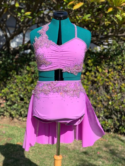 Lyrical Dance Costumes Solo, Duet Costumes, Solo Dance Costumes, Dance Moms Costumes, Cute Dance Costumes, Rosé Abs, Dance Comp, Custom Dance Costumes, Dance Costumes Lyrical