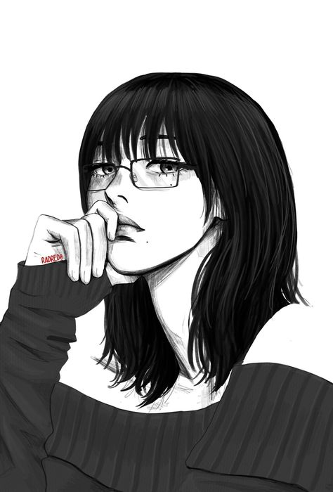 Girly Graphics, Anime Goth, Best Anime Drawings, Anime Monochrome, Digital Art Anime, Dark Photography, Cartoon Profile Pics, Cute Profile Pictures, Girls Cartoon Art