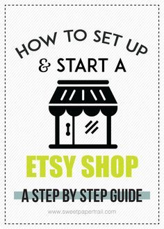 Looking to start a side hustle on Etsy? Read this step-by-step guide for full details! #sidehustle101 #sidehustleideas Start An Etsy Shop, Hantverk Diy, Opening An Etsy Shop, Paper Trail, Marketing Website, Marketing Online, Etsy Business, How To Set Up, Fashion Business