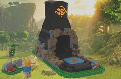 LEGO IDEAS - - The Legend of Zelda BotW: Hyrule Castle Botw Hyrule Castle, Botw Shrine, Lego Zelda, Legend Of Zelda Botw, Lego 3d, Hyrule Castle, Lego Challenge, Minecraft Farm, Zelda Botw