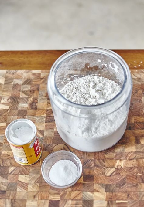 How To Make Self-Rising Flour | Kitchn Make Self Rising Flour, Flour Substitute, Self Rising Flour, Cooking Lessons, Flour Recipes, Bread Rolls, Quick Bread, Baking Tips, Easy Baking