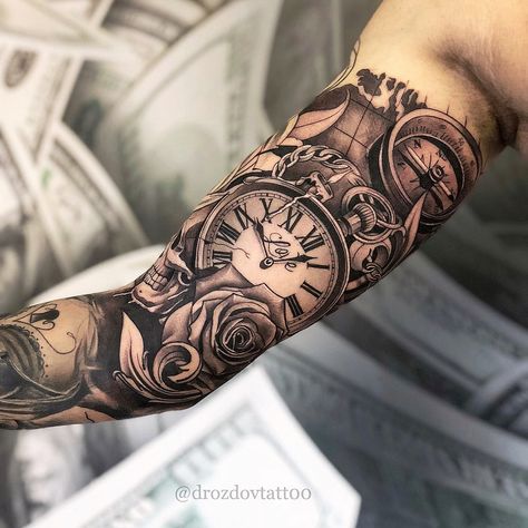 Bicep Tattoo Women, Side Arm Tattoos, Wizard Tattoo, Bicep Tattoo Men, Inner Bicep Tattoo, Tattoo Diy, Real Skull, Men Cave