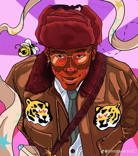 Tyler The Creator Cartoon Art, Tyler The Creator Wallpaper, Hip Hop Artwork, Goofy Drawing, Rapper Art, Swag Cartoon, Marvel Spiderman Art, Character Design Animation, Drawing Images