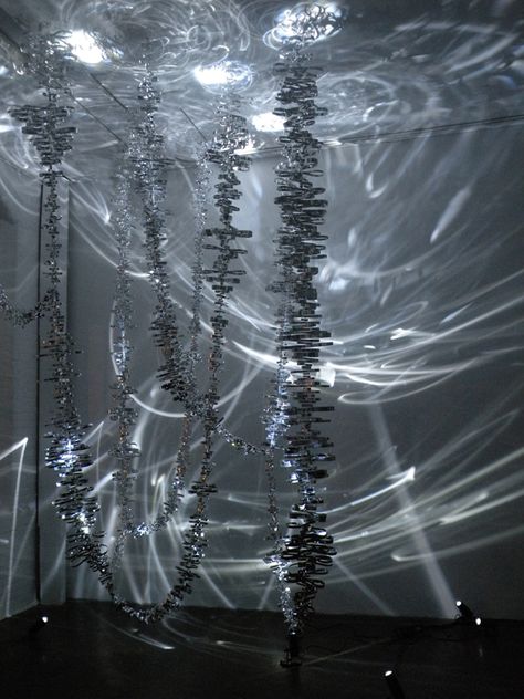 Light Transformation, Projection Art, Transparent Art, Light Art Installation, Berlin Art, Folding Origami, Shadow Art, Sculpture Installation, Light Installation