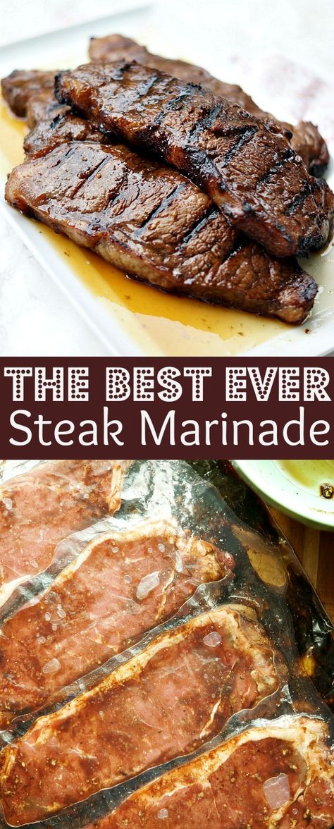 The Best Steak Marinade Steak Marinade For Grilling, Easy Steak Marinade Recipes, Best Steak Marinade, Steak Marinade Easy, Balsamic Steak, Steak Marinade Recipes, The Best Steak, Meat Marinade, Easy Steak