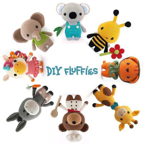 Diy Fluffies, Large Amigurumi, Toy Sewing Patterns, Popular Sewing Patterns, Crochet Patterns Easy, Knitted Toys Free Patterns, Popular Crochet, How To Make Toys, Crochet Animal Patterns