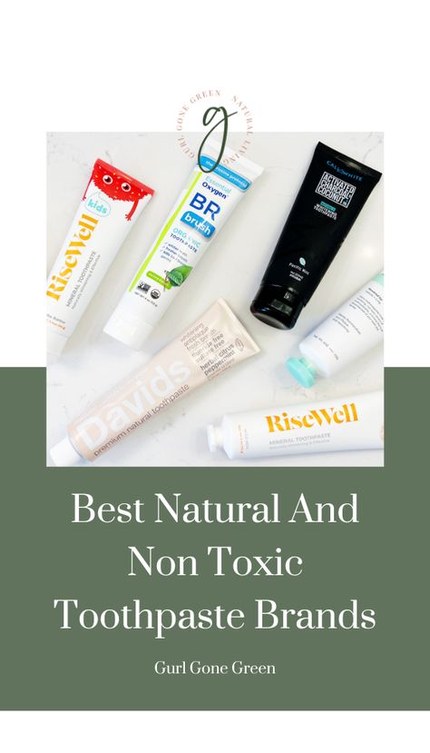 Best Natural Toothpaste, Hydroxyapatite Toothpaste, Organic Toothpaste, Toothpaste Brands, Nontoxic Living, Family Dental Care, Holistic Home, Medicine Tips, Oral Care Products