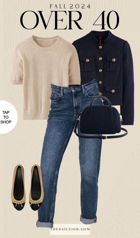 Classic Casual Fall Outfits, Classy Mom Outfits Over 40, 40s Fashion Women Over 40 Casual Outfits 2023, Pre Fall Outfits Casual, Fall Outfits For Petite Women Over 50, Outfit Over 40 Women, Very Casual Work Outfits, Fall Office Outfits For Women Casual, September Outfit Ideas