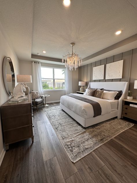 Bedroom Inspirations Master Wood Floor, Master Bedrooms Floors, Master Bedrooms Decor Wood Floor, Bedroom Wall And Floor Ideas, Dark Floor Bedroom Decor, Dark Brown Hardwood Floors Bedroom, Bedrooms With Gray Floors, Bedroom Inspirations Dark Wood Floors, Hardwood Floor In Bedroom