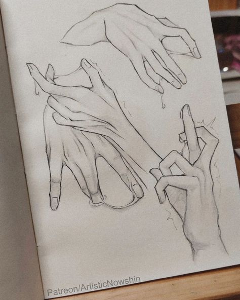 Hand Studies 🫴 . . . #art #drawing #sketch Anatomy Sketches Study, Hand Studies, Skitse Bog, Bahasa Jepun, Easy Love Drawings, Hand Drawing Reference, Art Drawing Sketch, Meaningful Drawings, Art Tools Drawing