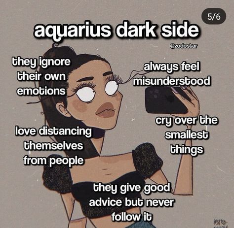 Aquarius Dark Side, Intj 4w5, Aquarius Funny, Aquarius Personality Traits, Aquarius Personality, Aquarius Aesthetic, Zodiac Things, Aquarius Traits, Aquarius Truths