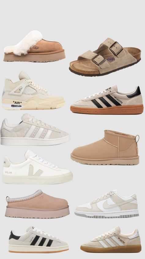 beige shoes Neutral Shoes, Beige Shoes, Aesthetic Clothes, Clothes